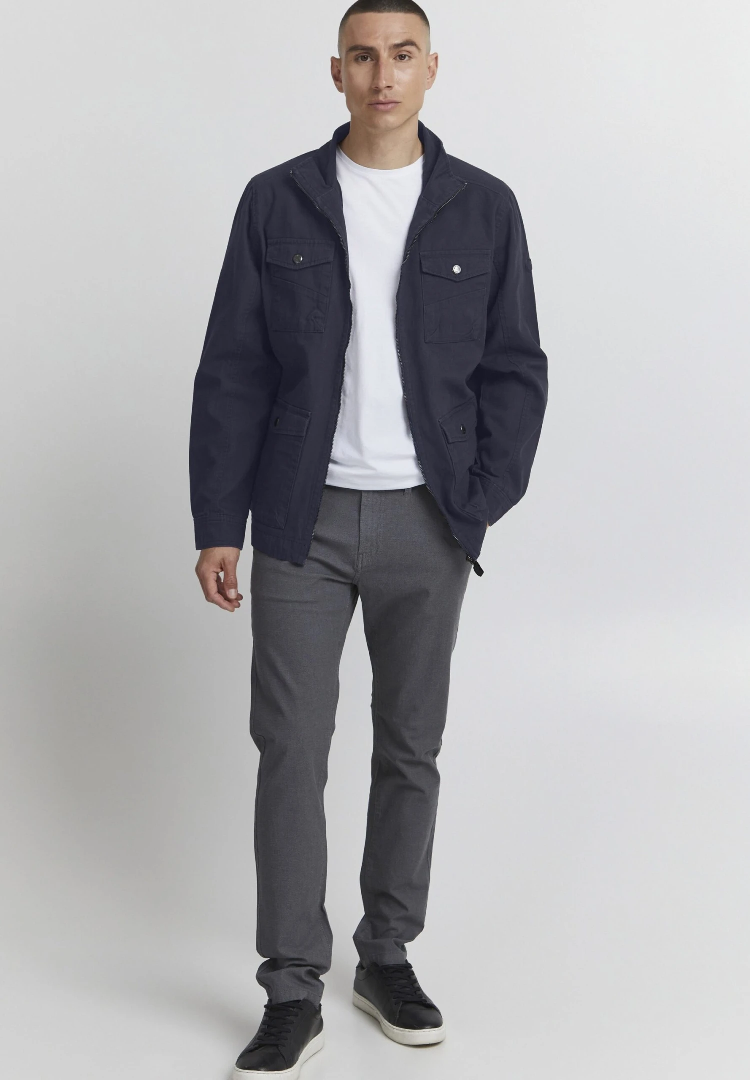 Indicode Jeans Idbolven - Lichte Jas - Navy 2 Indicode Jeans Idbolven - Lichte Jas - Navy - Image 2