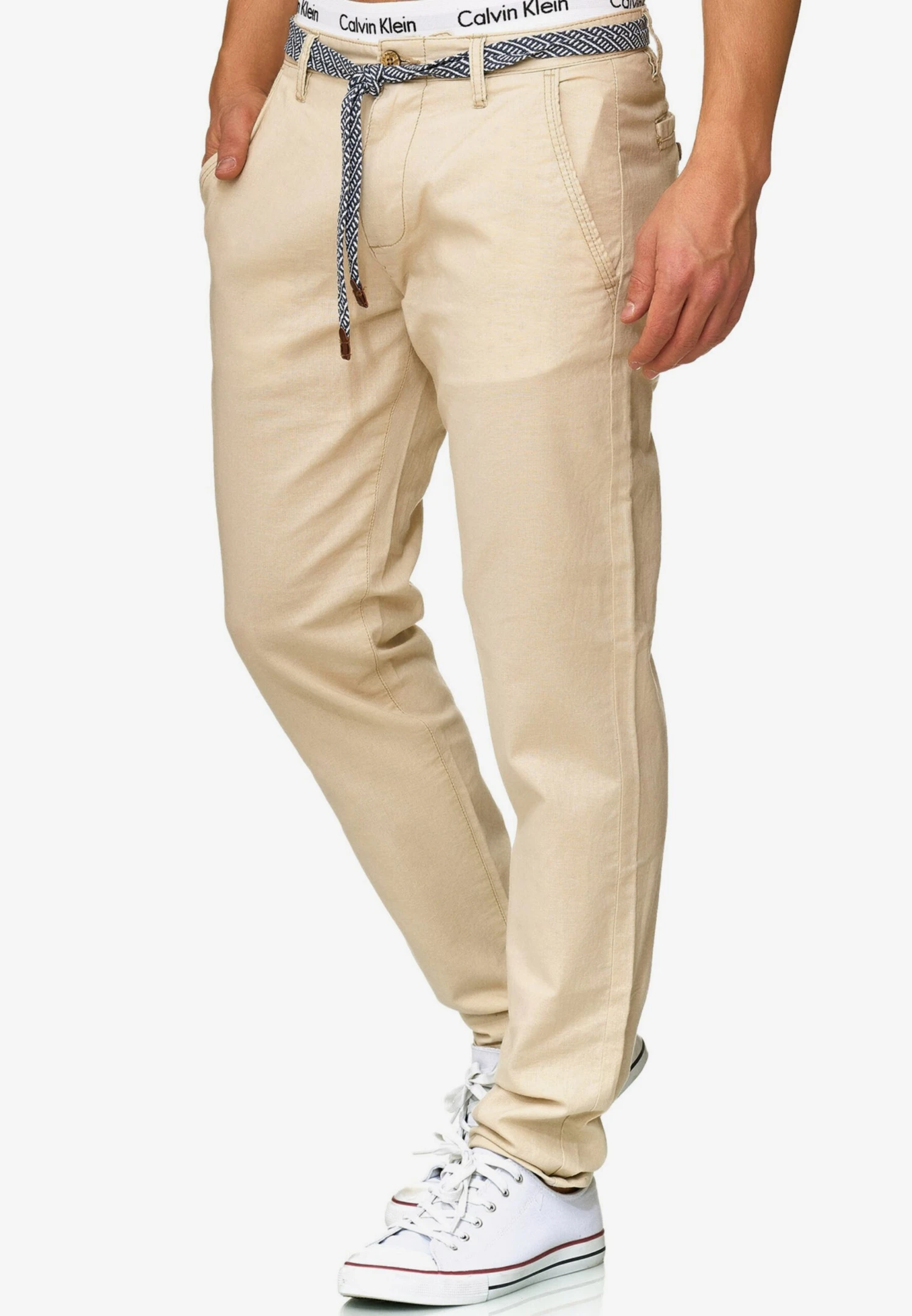 Indicode Jeans Pantalons Regular Broek Haverfiel Heren Beige 2 Indicode Jeans Pantalons Regular Broek Haverfiel Heren Beige - Image 2