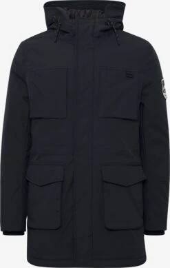 Indicode Jeans Parkas Winterparka Idpaul Heren Zwart