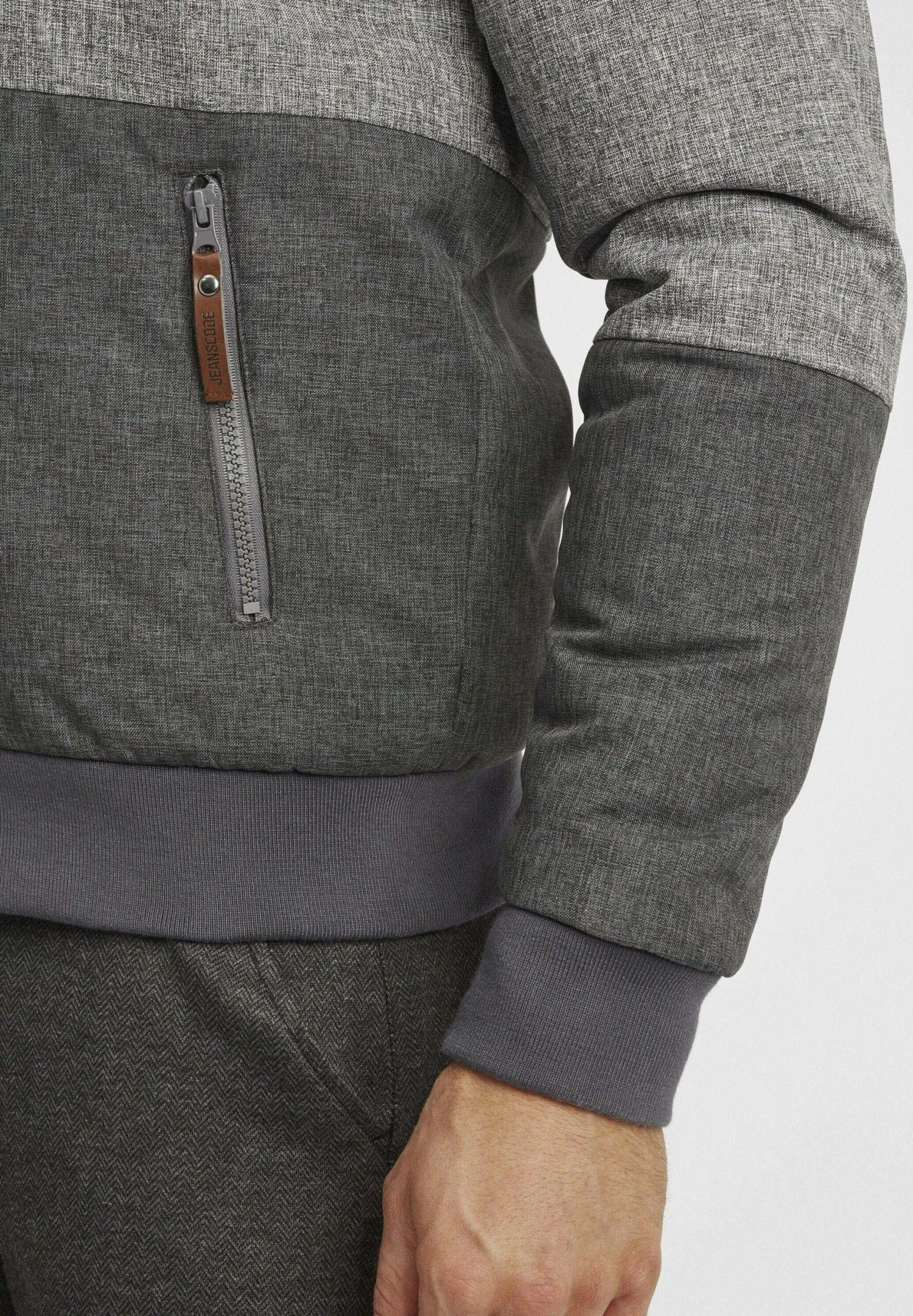 Indicode Jeans Idhannibal - Winterjas - Light Grey Mix 5 Indicode Jeans Idhannibal - Winterjas - Light Grey Mix - Image 5