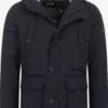 Indicode Jeans Winterjassen Winterjas West Heren Zwart
