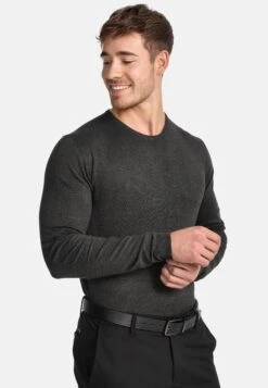 Indicode Jeans Greyson - Trui - Charcoal Mix -Indicode Jeans Verkoop cec31c0d9f3940479da5b0ccb43d95cf