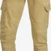 Indicode Jeans Cargobroeken Tapered Cargobroek August Heren Sand
