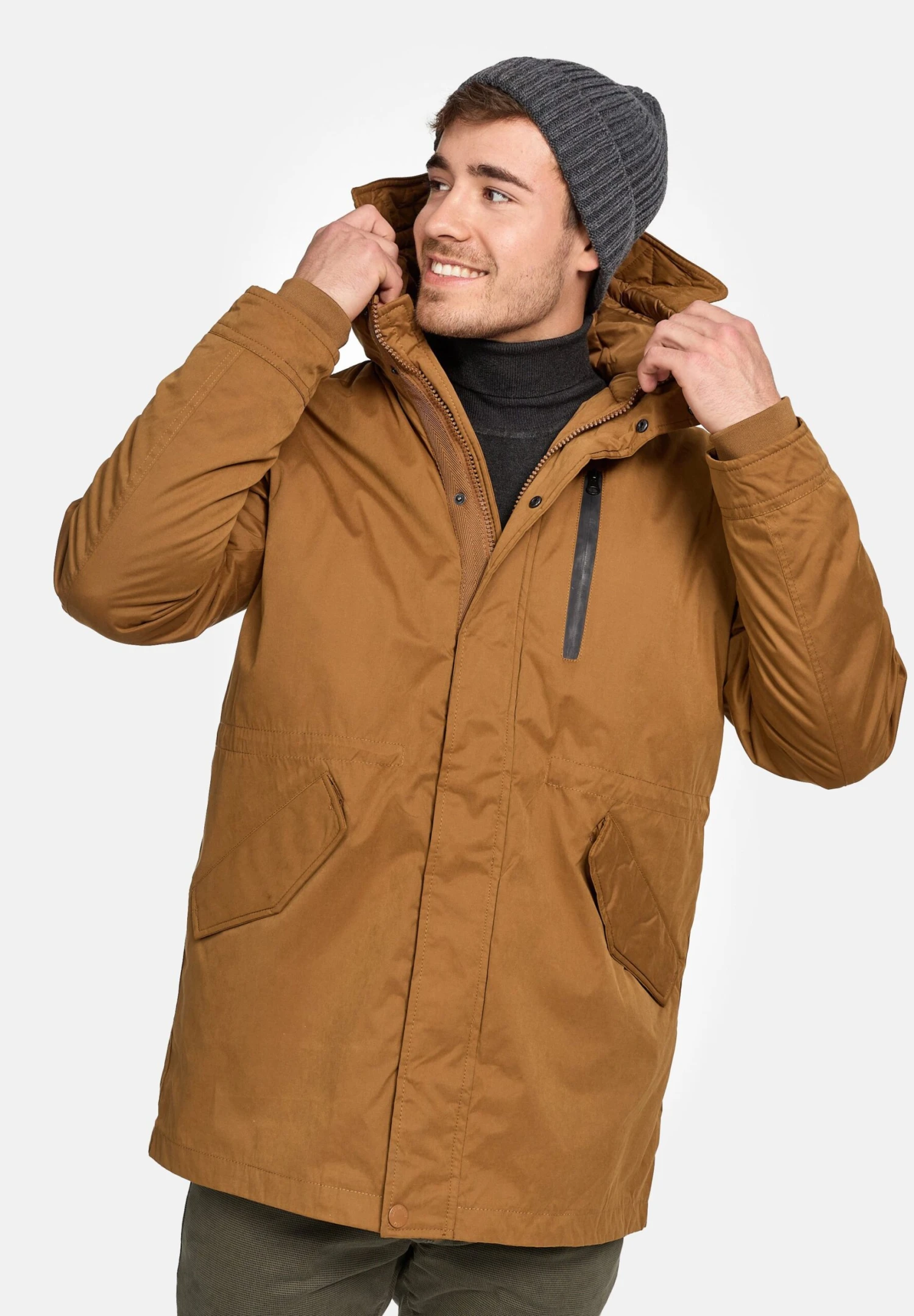 Indicode Jeans Parka - Rubber 4 Indicode Jeans Parka - Rubber - Image 4