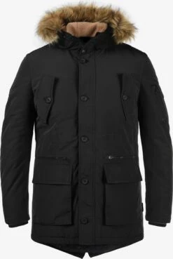 Indicode Jeans Parkas Winterparka Ruffy Heren Zwart