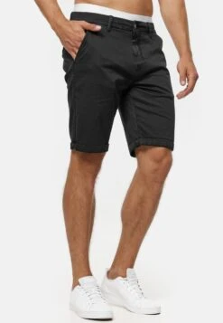 Indicode Jeans Chino Shorts Regular Chino Herrera Heren Zwart -Indicode Jeans Verkoop d03485c75719b741749945423be39b50