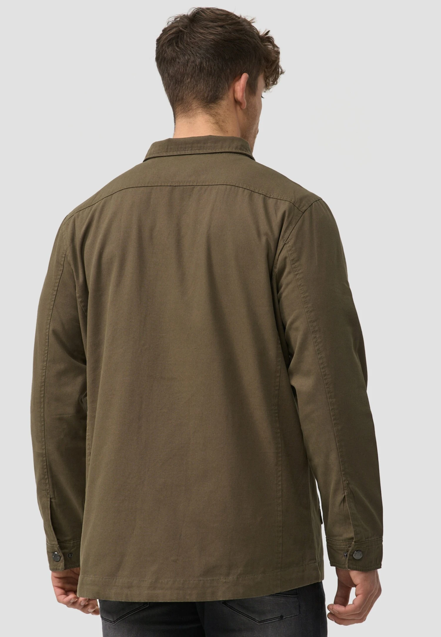 Indicode Jeans Tussenjassen Tussenjas Simeon Heren Sepia 6 Indicode Jeans Tussenjassen Tussenjas Simeon Heren Sepia - Image 6