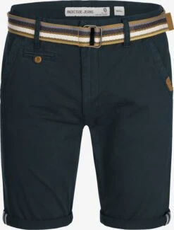 Indicode Jeans Chino Shorts Regular Chino Cuba Heren Donkerblauw