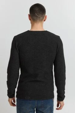 Indicode Jeans Crewneck Truien Trui Corto Heren Zwart -Indicode Jeans Verkoop d0f589633ca08f9785fecddaac9c9c07