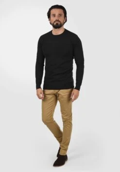 Indicode Jeans Crewneck Truien Trui Ernesto Heren Zwart -Indicode Jeans Verkoop d18f829fc8f9126a0961da9bef809d5c