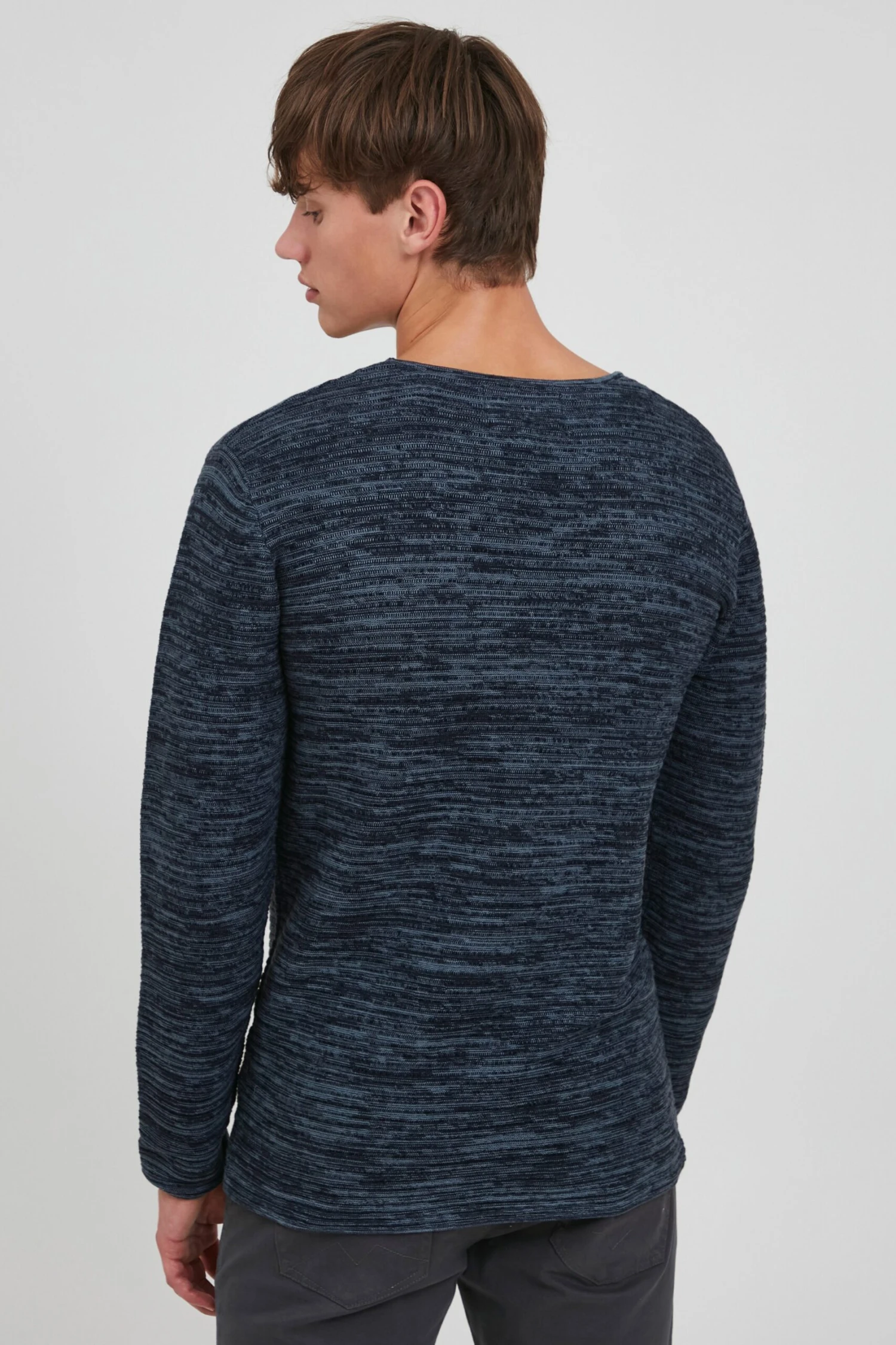 Indicode Jeans Crewneck Truien Trui Bayne Heren Blauw 4 Indicode Jeans Crewneck Truien Trui Bayne Heren Blauw - Image 4