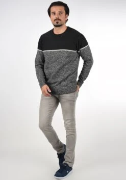 Indicode Jeans Crewneck Truien Trui Lynn Heren Zwart / Zwart Gemêleerd -Indicode Jeans Verkoop d224cc5b77baeea301697ba55a2c30d5