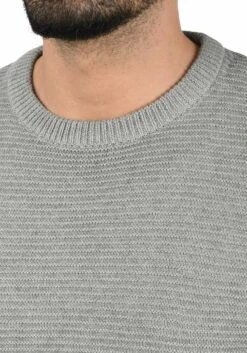 Indicode Jeans Crewneck Truien Trui Ricardo Heren Grijs -Indicode Jeans Verkoop d22f0993c3ec03c409e85ba7c81e0352