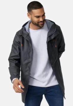 Indicode Jeans Parka - Dk Grey