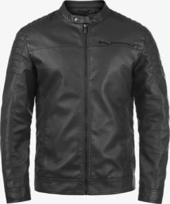 Indicode Jeans Leren Jassen Tussenjas Junction Heren Grijs