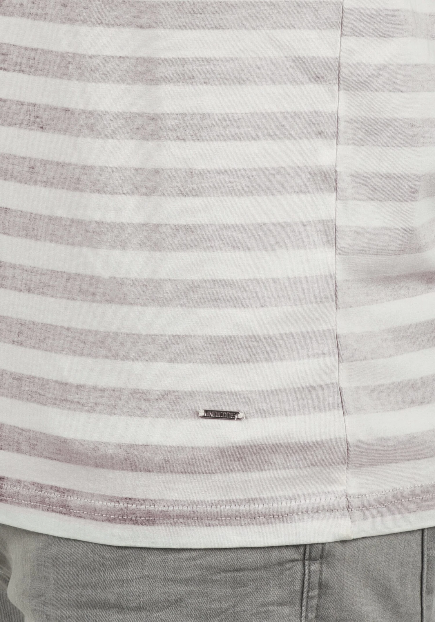 Indicode Jeans T-shirts Shirt Reni Heren Grijs 5 Indicode Jeans T-shirts Shirt Reni Heren Grijs - Image 5