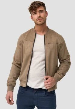 Indicode Jeans Leren Jassen Tussenjas Ibon Heren Beige -Indicode Jeans Verkoop d46b23650a30441b6514b0d9c48f7da2