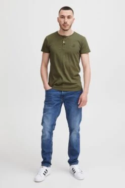 Indicode Jeans T-shirts Shirt Colbing Heren Olijfgroen -Indicode Jeans Verkoop d52a9c04a9ed7f57805b259203782f38