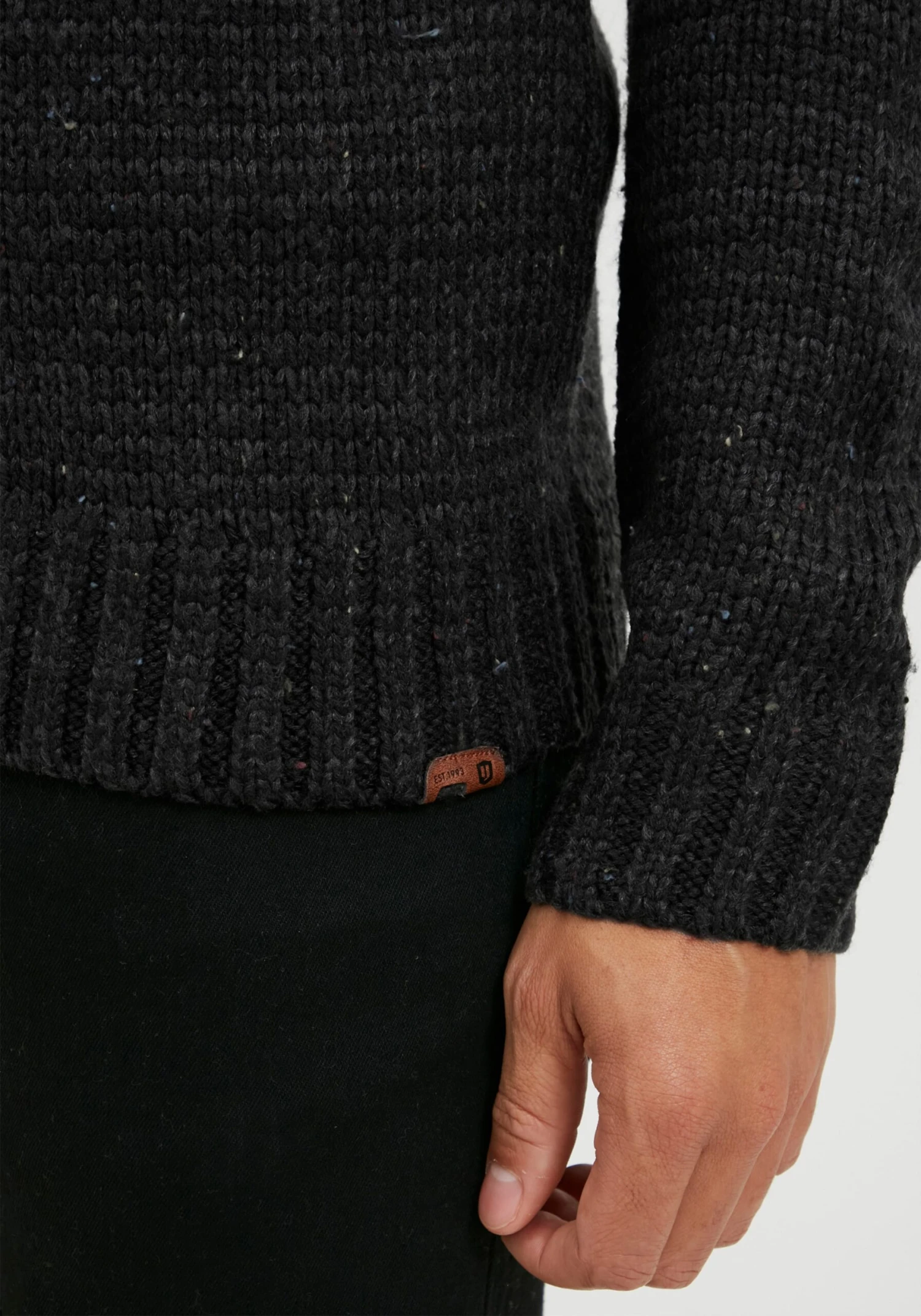 Indicode Jeans Coltruien Trui Oslo Heren Grijs 6 Indicode Jeans Coltruien Trui Oslo Heren Grijs - Image 6