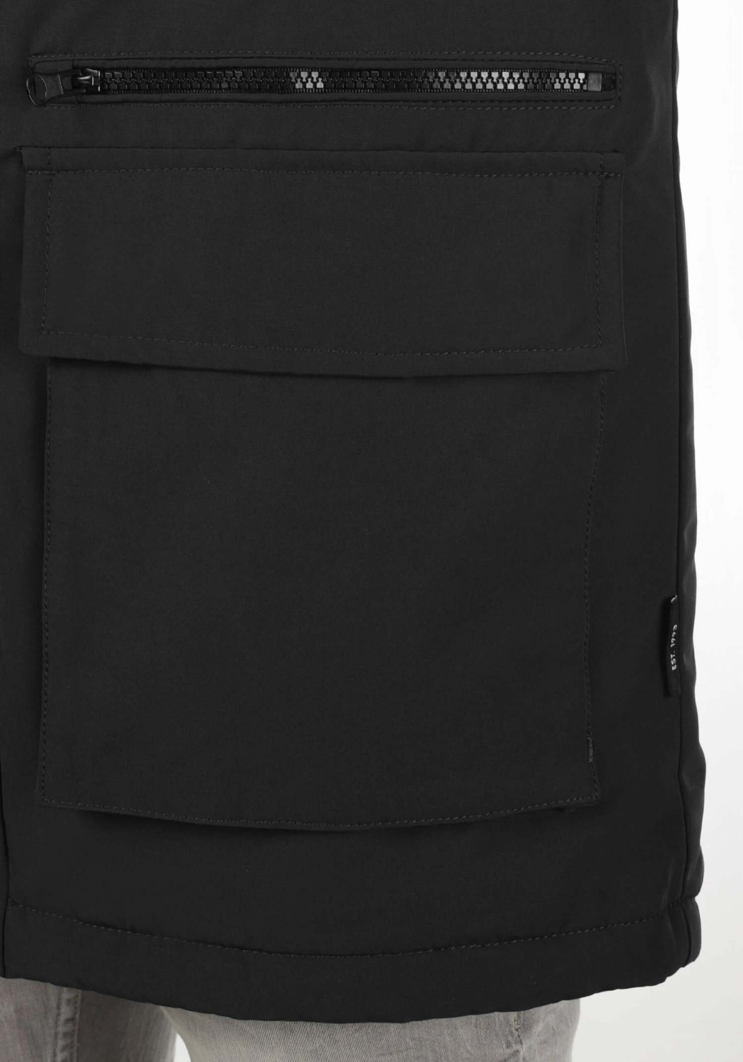 Indicode Jeans Parkas Winterparka Ruffy Heren Zwart 6 Indicode Jeans Parkas Winterparka Ruffy Heren Zwart - Image 6