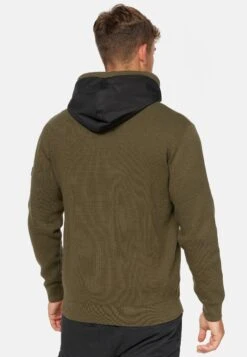Indicode Jeans Reilly - Sweater Met Rits - Army -Indicode Jeans Verkoop d6807109229f46d280dd780f638e70d3