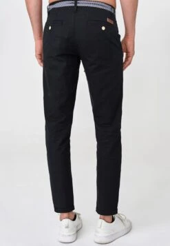 Indicode Jeans Chinos Slimfit Chino Bryne Heren Zwart -Indicode Jeans Verkoop d71d263743e2af33c1c4f6e20b5f196b