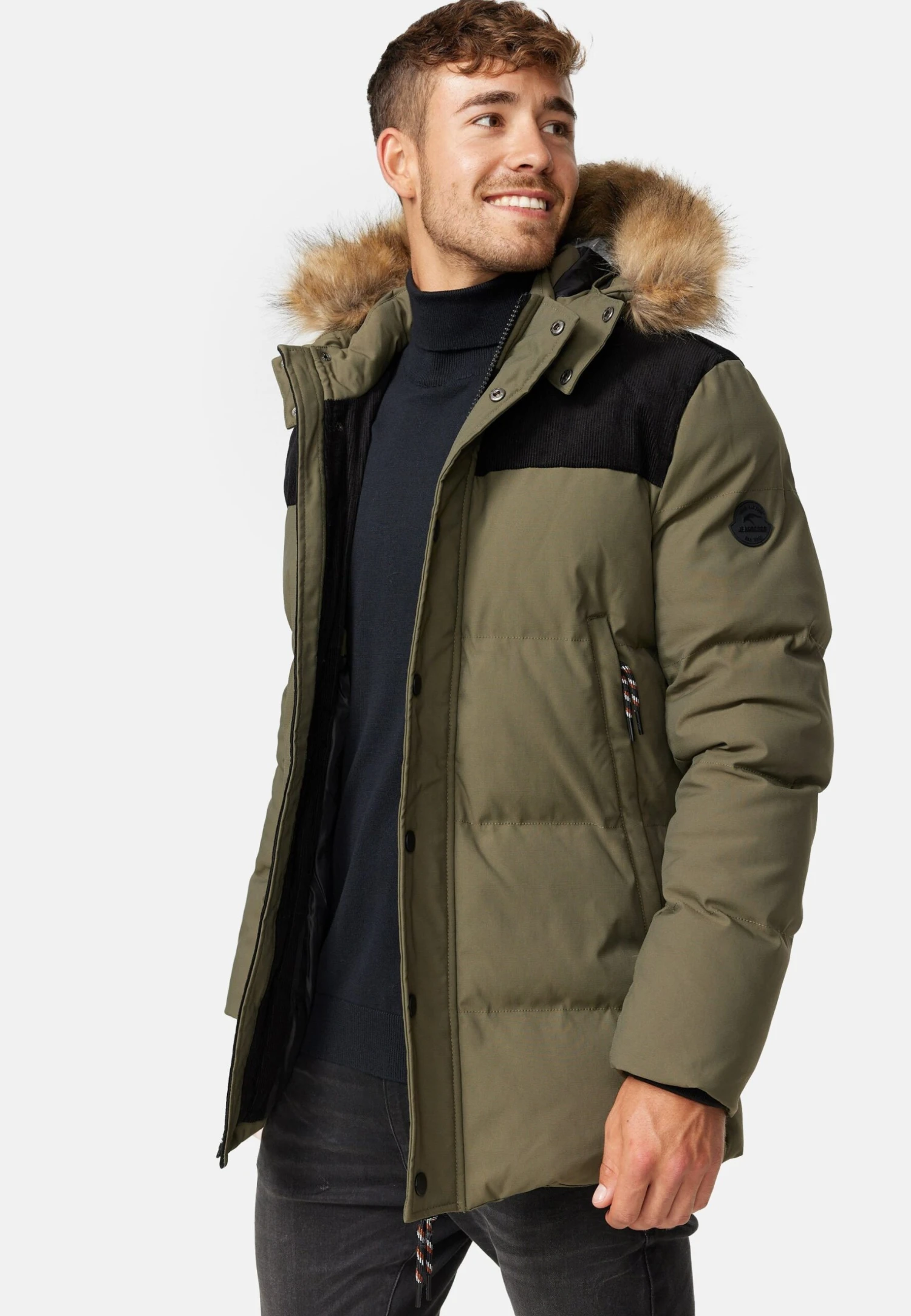 Indicode Jeans Hexyl - Winterjas - Army 5 Indicode Jeans Hexyl - Winterjas - Army - Image 5