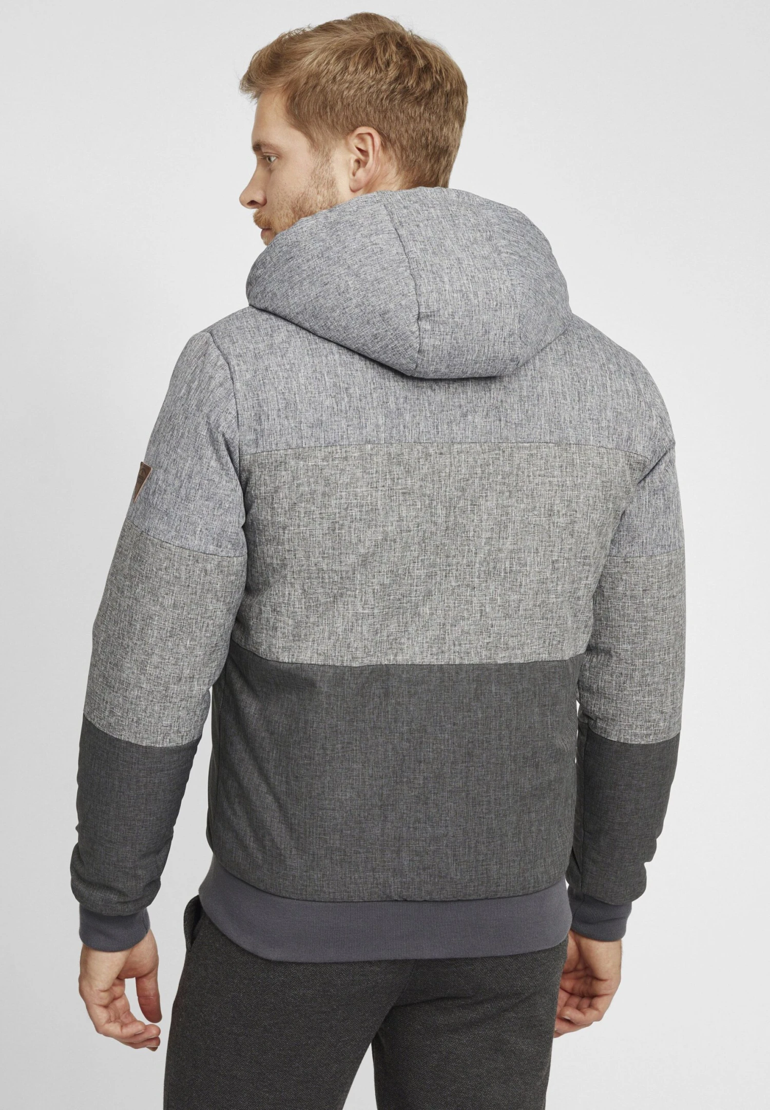 Indicode Jeans Idhannibal - Winterjas - Light Grey Mix 3 Indicode Jeans Idhannibal - Winterjas - Light Grey Mix - Image 3