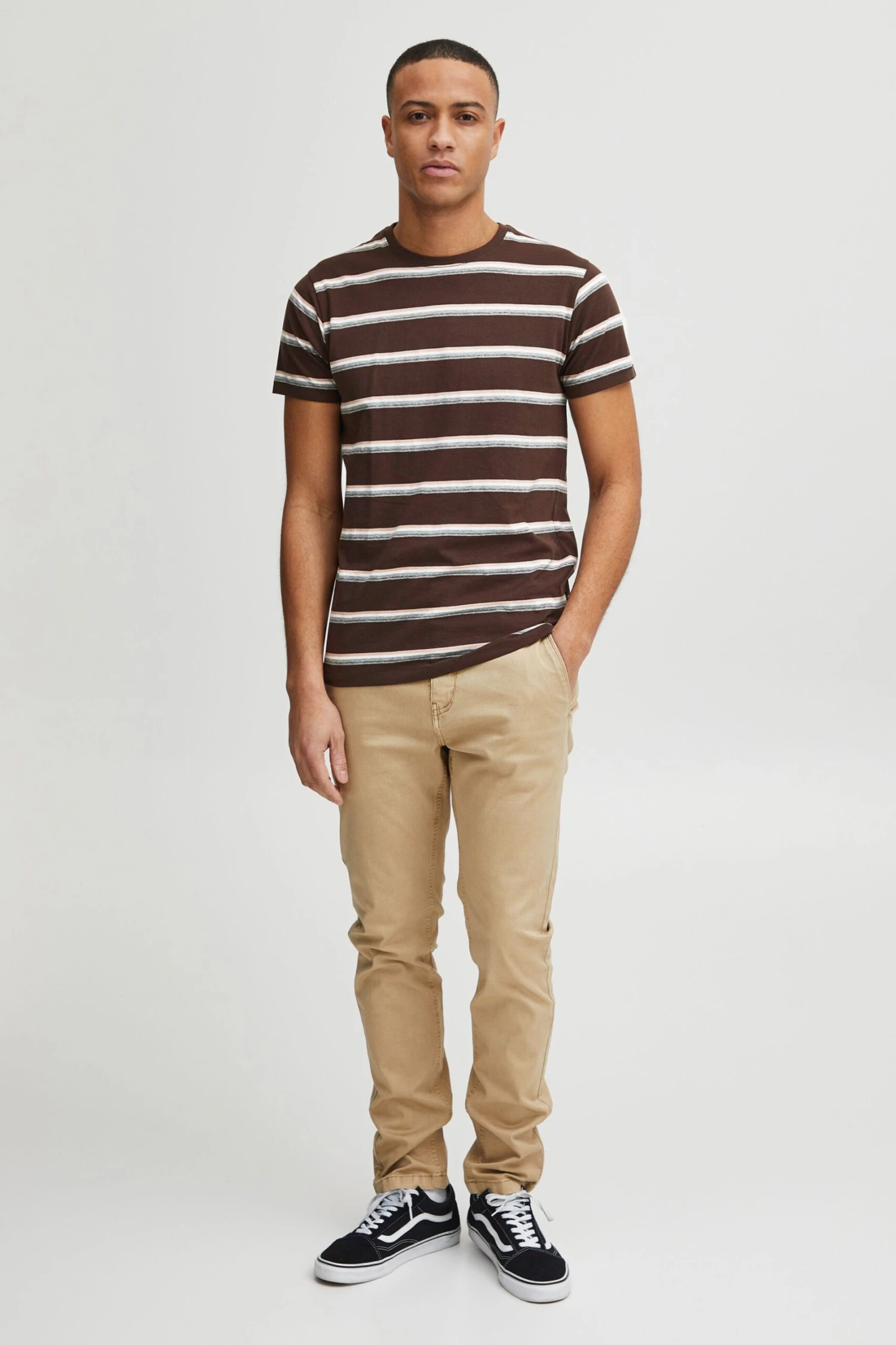 Indicode Jeans T-shirts Shirt Idingo Heren Bruin 4 Indicode Jeans T-shirts Shirt Idingo Heren Bruin - Image 4