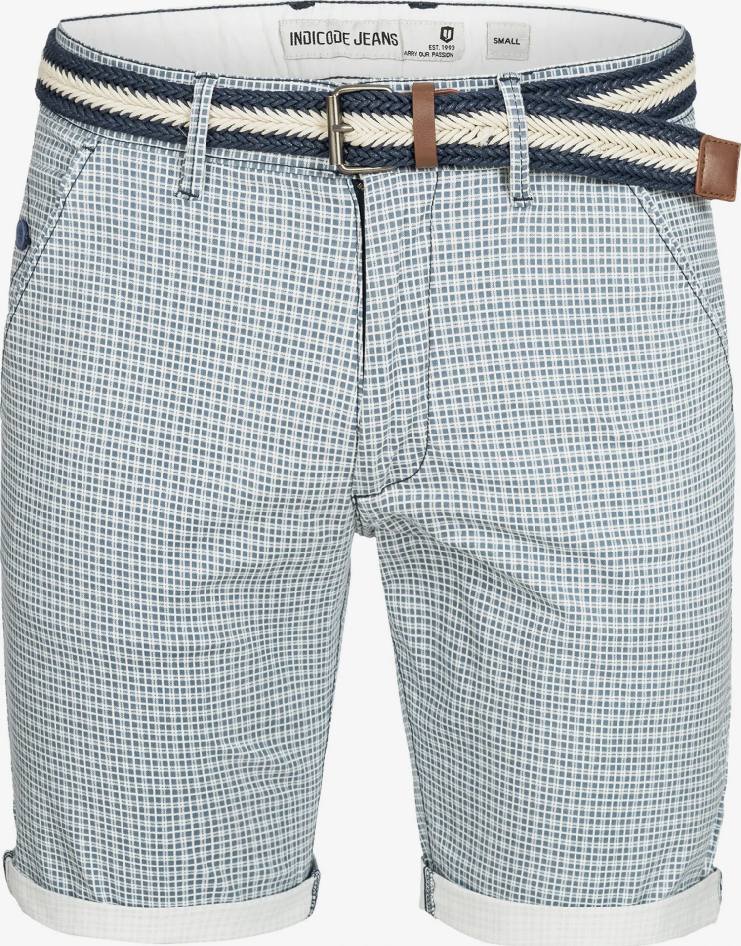 Indicode Jeans Shorts Regular Broek Bourchier Heren Blauw 1 Indicode Jeans Shorts Regular Broek Bourchier Heren Blauw