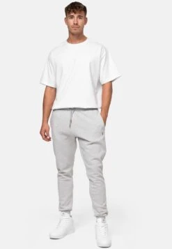 Indicode Jeans Sweatpants Tapered Broek Alejandra Heren Lichtgrijs -Indicode Jeans Verkoop d9c0780bb8ea615ea5deaad300eec963