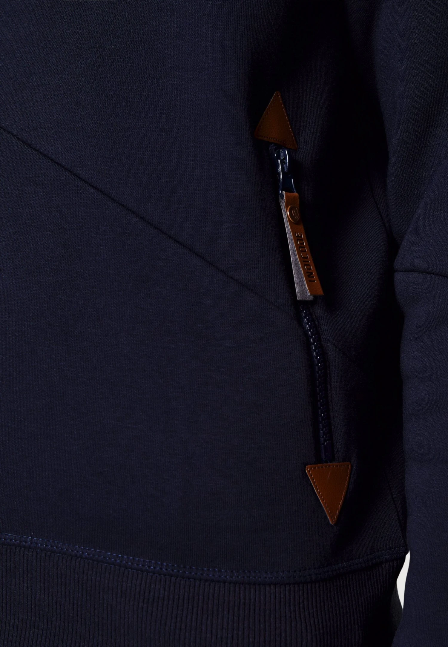 Indicode Jeans Hoodie - Navy 6 Indicode Jeans Hoodie - Navy - Image 6