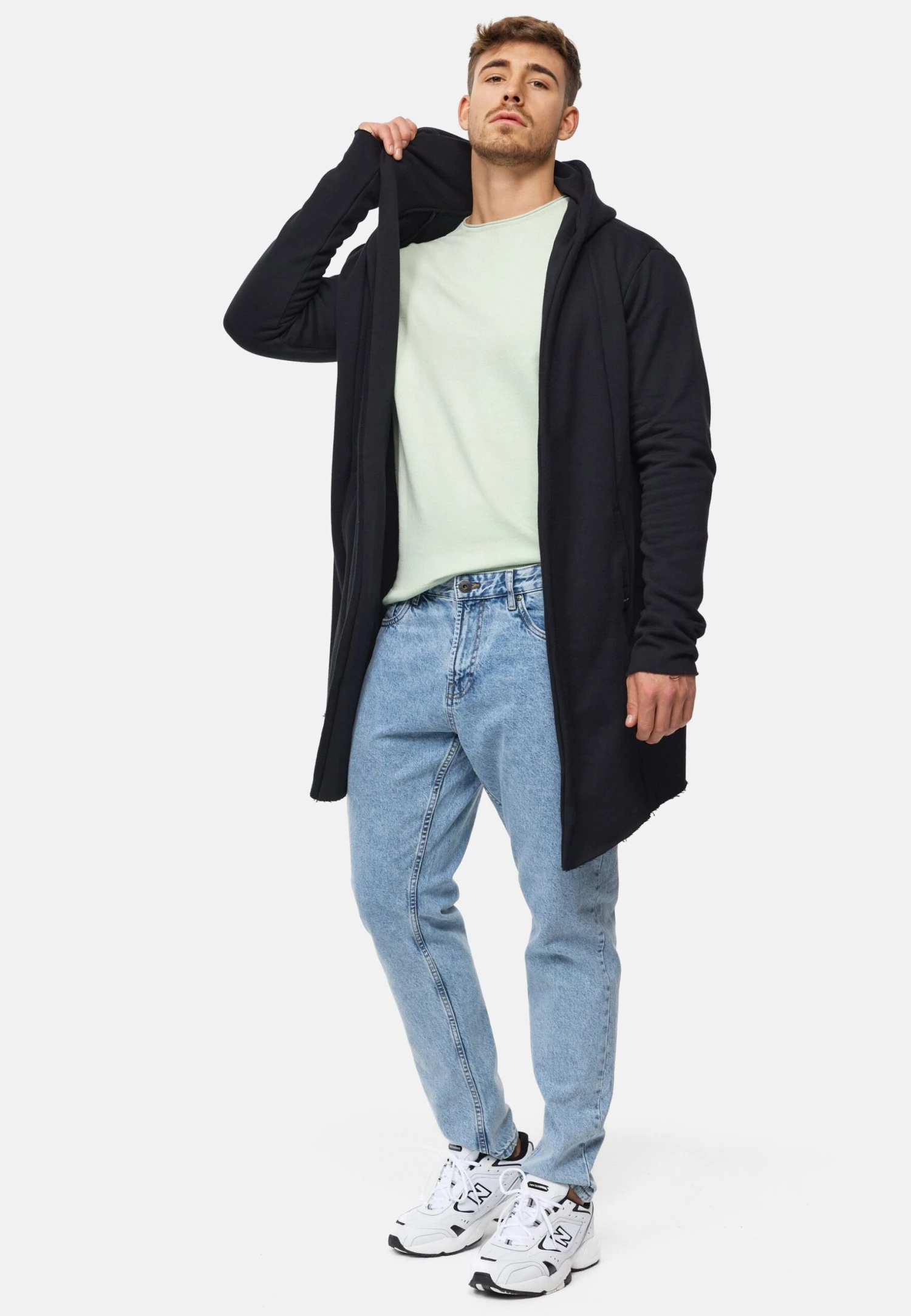 Indicode Jeans Gamal - Trui - Sea Foam 2 Indicode Jeans Gamal - Trui - Sea Foam - Image 2