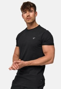 Indicode Jeans Kloge - T-Shirt Basic - Black