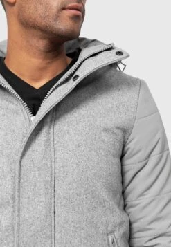 Indicode Jeans Parka - Lt Grey Mix -Indicode Jeans Verkoop dcc2f788d4cd4d789911dd57c51b6b5f