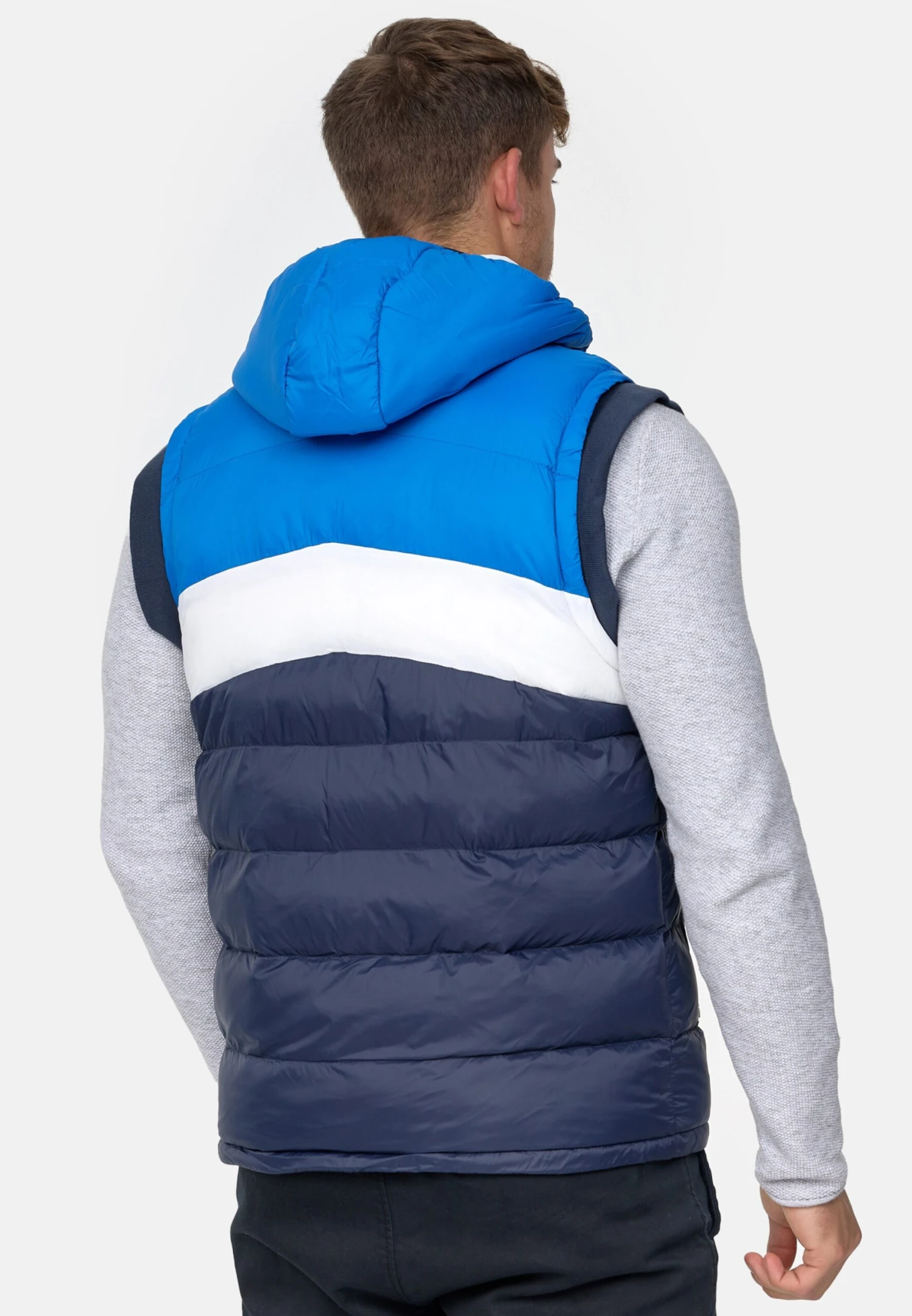 Indicode Jeans Bodywarmers Bodywarmer Valerio Heren Marine / Azuur 6 Indicode Jeans Bodywarmers Bodywarmer Valerio Heren Marine / Azuur - Image 6