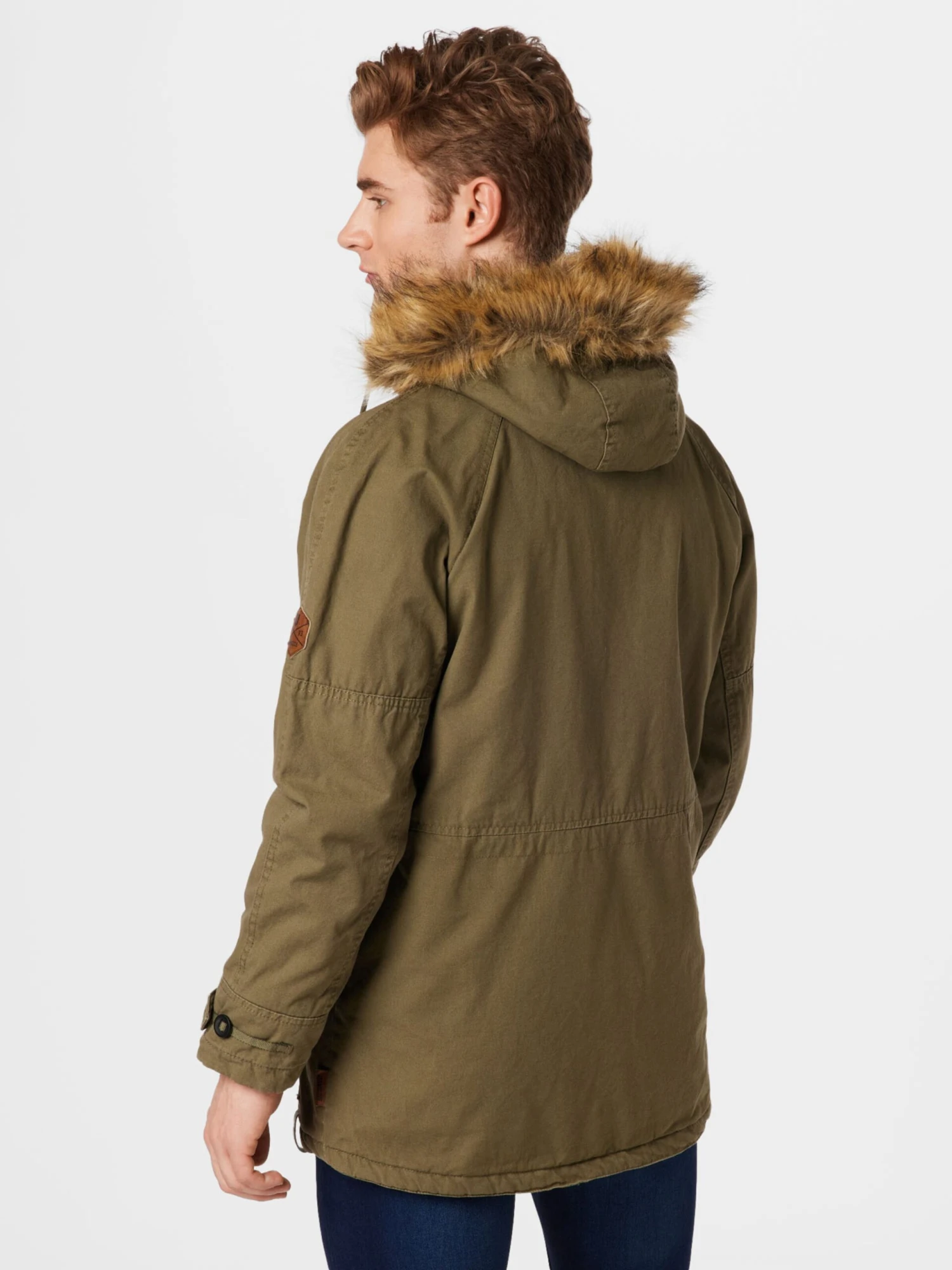 Indicode Jeans Parkas Winterparka Fann Heren Olijfgroen 4 Indicode Jeans Parkas Winterparka Fann Heren Olijfgroen - Image 4