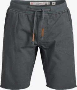 Indicode Jeans Chino Shorts Loosefit Chino Carver Heren Donkergrijs