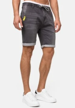 Indicode Jeans Denim Shorts Regular Broek Azibo Heren Grijs -Indicode Jeans Verkoop de9150a4120f0710c550d6f80c1e4543