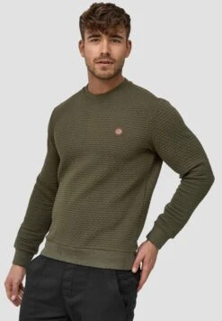 Indicode Jeans Dash - Sweater - Army -Indicode Jeans Verkoop e0bf138948dd4e4585f511a4678d4db0