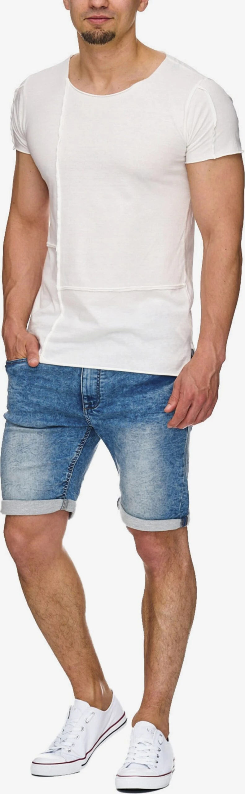Indicode Jeans Denim Shorts Slimfit Broek Kadin Shorts Heren Blauw 2 Indicode Jeans Denim Shorts Slimfit Broek Kadin Shorts Heren Blauw - Image 2