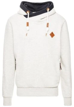 Indicode Jeans Batchelor - Hoodie - Ecru -Indicode Jeans Verkoop e1c5ec7b83db4ac59c44f3b9dd210d38