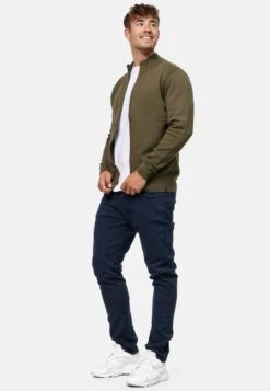 Indicode Jeans Vesten Gebreid Vest Buch Heren Groen -Indicode Jeans Verkoop e1d8934971c21d76f6b4b927359fbe63