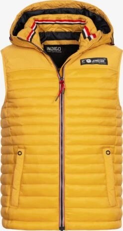 Indicode Jeans Bodywarmers Bodywarmer Leach Heren Geel