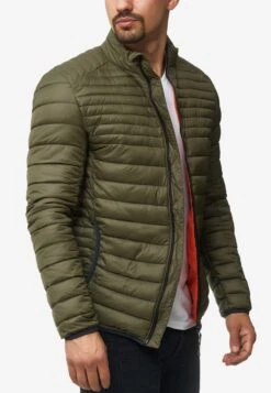 Indicode Jeans Tussenjassen Tussenjas Islington Heren Olijfgroen -Indicode Jeans Verkoop e2c1bd99a33b4b039bf3c30791328b9e