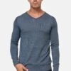 Indicode Jeans V-hals Truien Trui Beam Heren Blauw