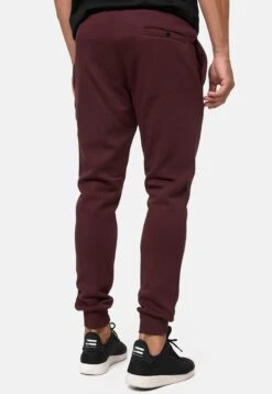 Indicode Jeans Sweatpants Tapered Broek Alejandra Heren Bordeaux -Indicode Jeans Verkoop e362e815c0a43fe6a8c3014ca20d72bc