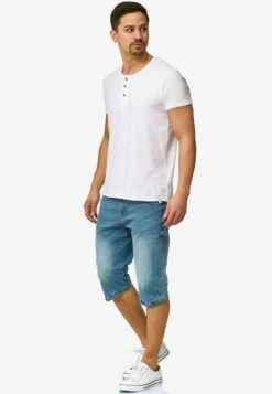 Indicode Jeans Shorts Regular Broek Jaspar Heren Blauw -Indicode Jeans Verkoop e36b408107d935a43ef1628df2052e9d