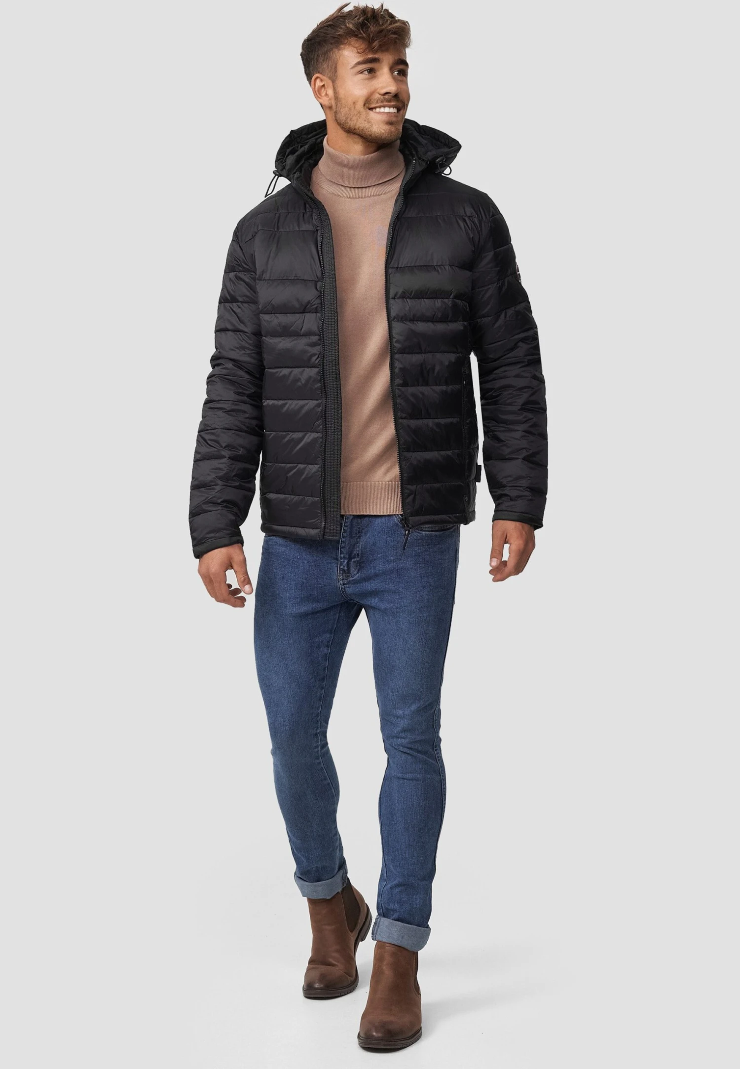 Indicode Jeans Gates - Trui - Salmon 2 Indicode Jeans Gates - Trui - Salmon - Image 2