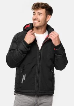 Indicode Jeans Winterjas - Black